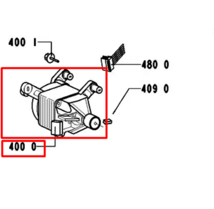 Электродвигатель (мотор) для стиральной машины Indesit (Индезит) / Ariston (Аристон) - 312113, 481936158259