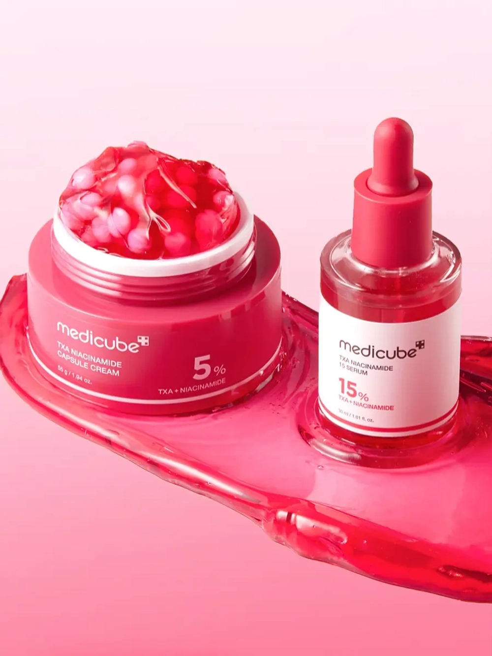 Medicube Осветляющий капсульный крем с 5% ниацинамида и транексамовой кислотой TXA Niacinamide Capsule Cream 55 мл