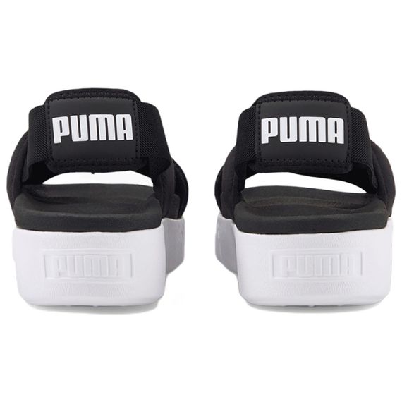 Puma Platform Sandals 'Black White'