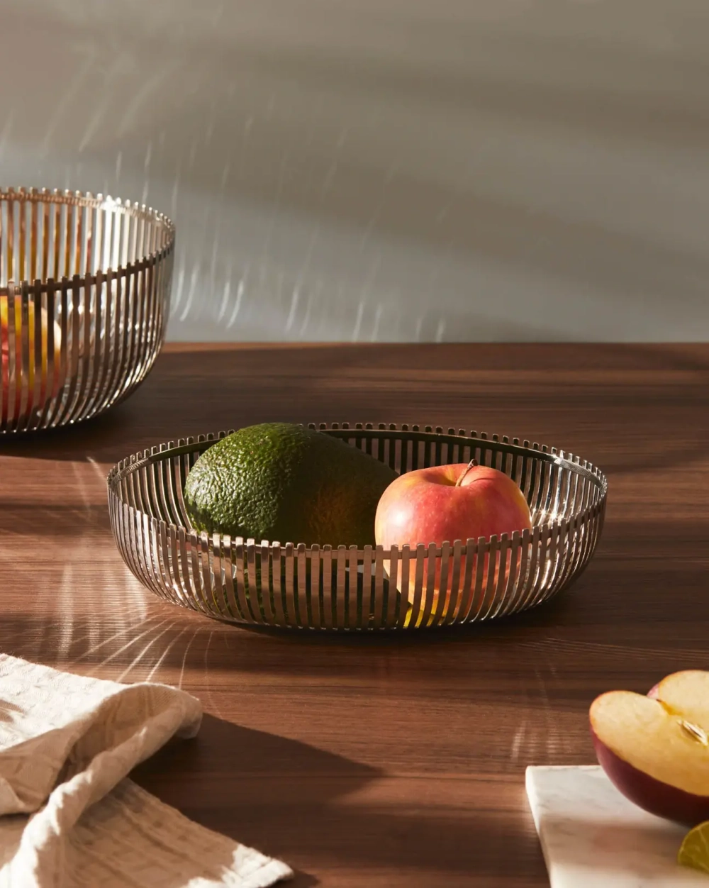 Alessi Полированная корзина с фруктами