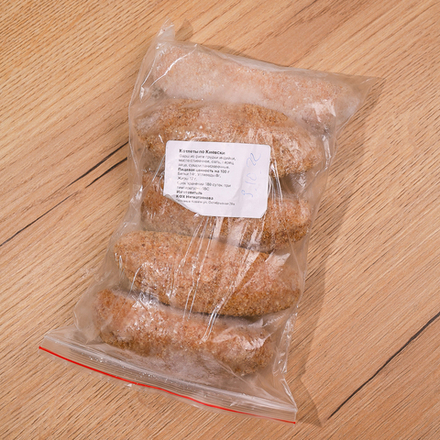 Котлеты по - киевски из индейки в панировке, 900-1000 г (9шт)