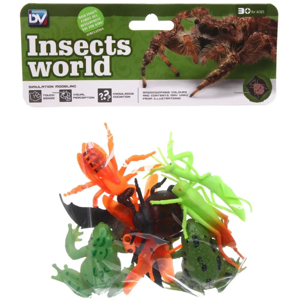 Набор животных «Лягушки и букашки», 8 предметов, 24*23*4.5 см