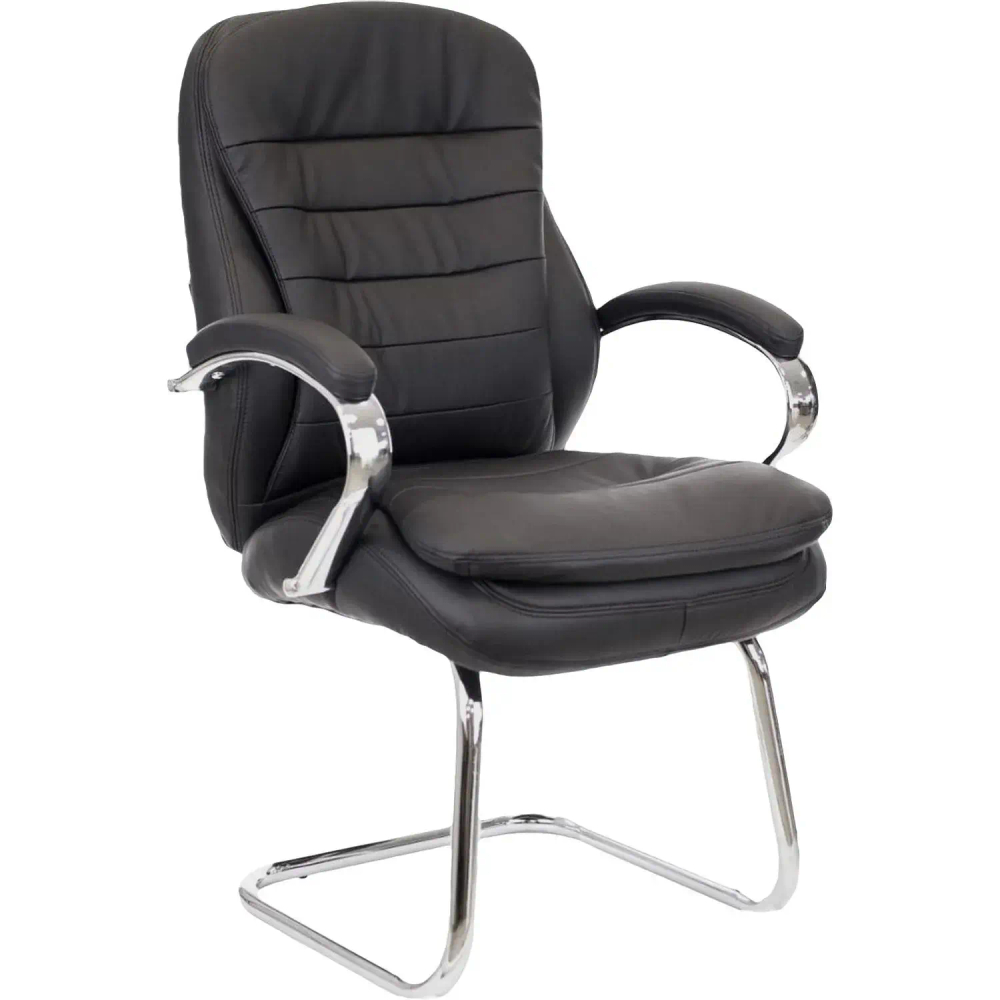 Конференц-кресло EV_Everprof Valencia CF Экокожа Черный