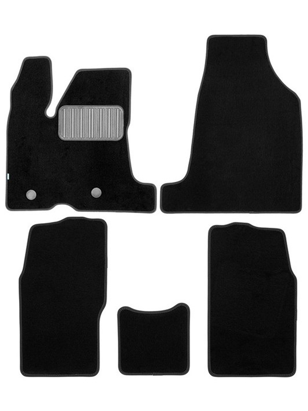 Коврики ворсовые для CHERY EQ1 2024-н.в. Хэтчбек 3 дв. 5 шт. коврики текстильные в салон KLEVER05.AN0710.110KH