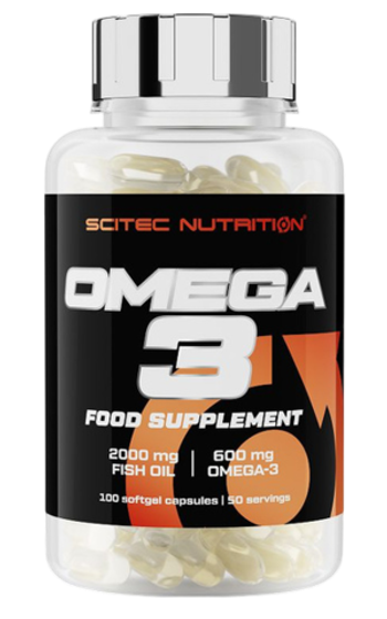Scitec Nutrition Omega-3 2000 мг/600 мг 100 мягких капсул , Омега 3