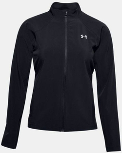 Женская теннисная куртка Under Armour Launch 3.0 Storm M - black