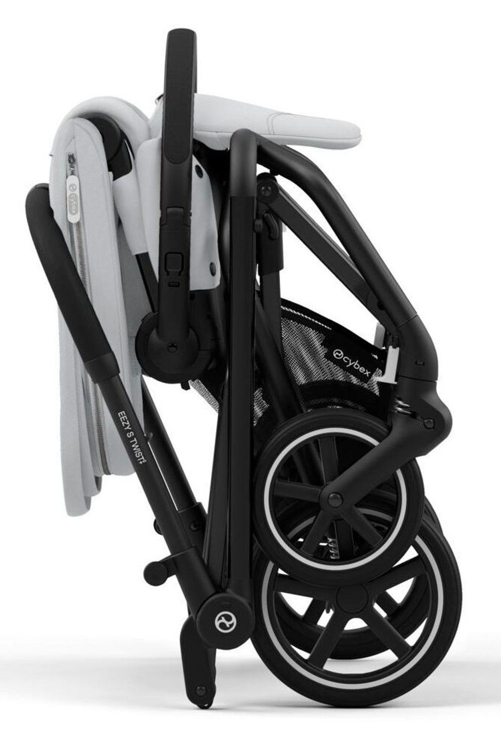 Прогулочная коляска Cybex Eezy S Twist Plus 2 BLK Fog Grey с дождевиком