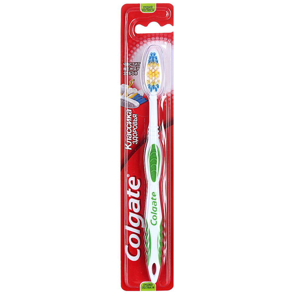 Colgate Щетка зубная Классика здоровья, средняя жесткость