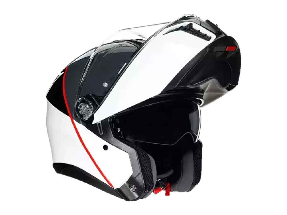 AGV TOURMODULAR BALANCE WHITE/GREY/RED