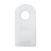 Держатель с глазком, белый, 10х19