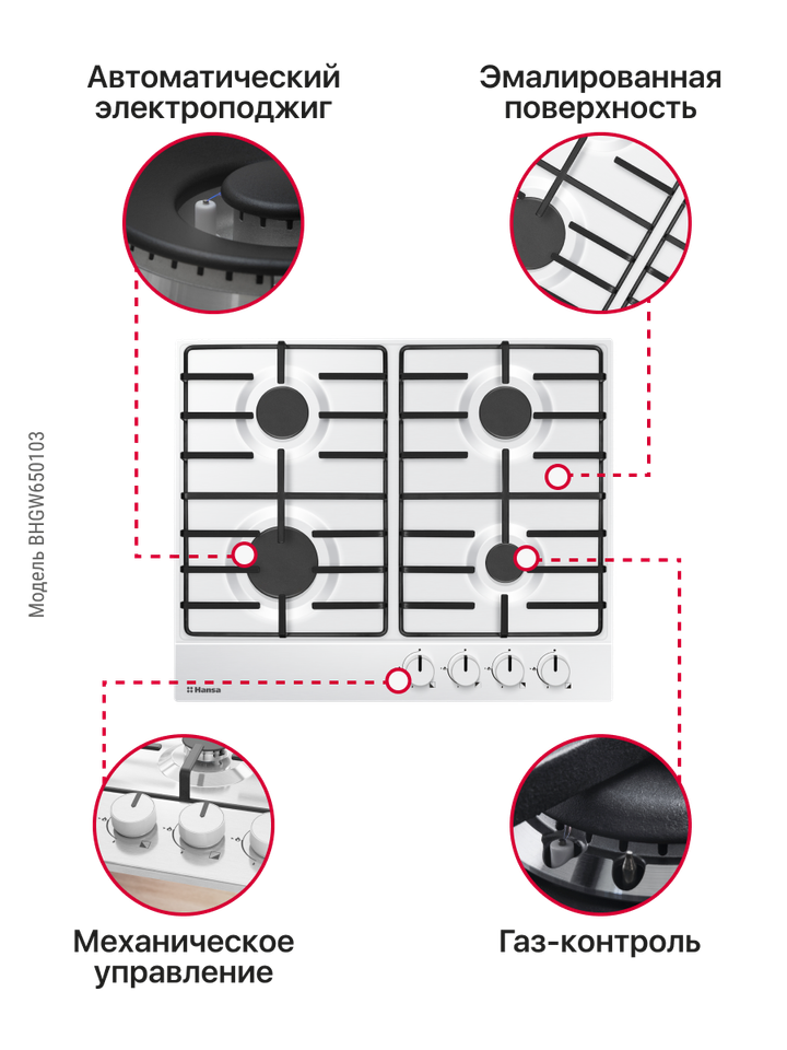 Газовая панель Hansa BHGW650103