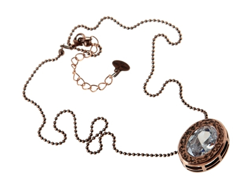 "Найса"  подвеска в медном покрытии из коллекции "Элеганс" от Jenavi с замком карабин