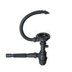 Мойка настол.монтаж 65х45 (3,0) вып 3 1/2  MIXLINE PRO 22см с сифоном (черный графит)