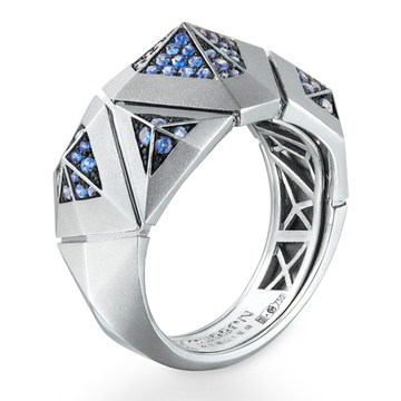 Кольцо с Сапфирами, R0191-3/8