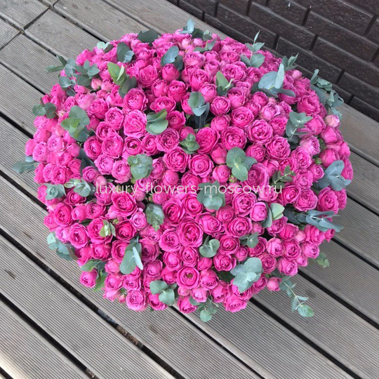 201 Пионовидная Мисти баблс в корзине