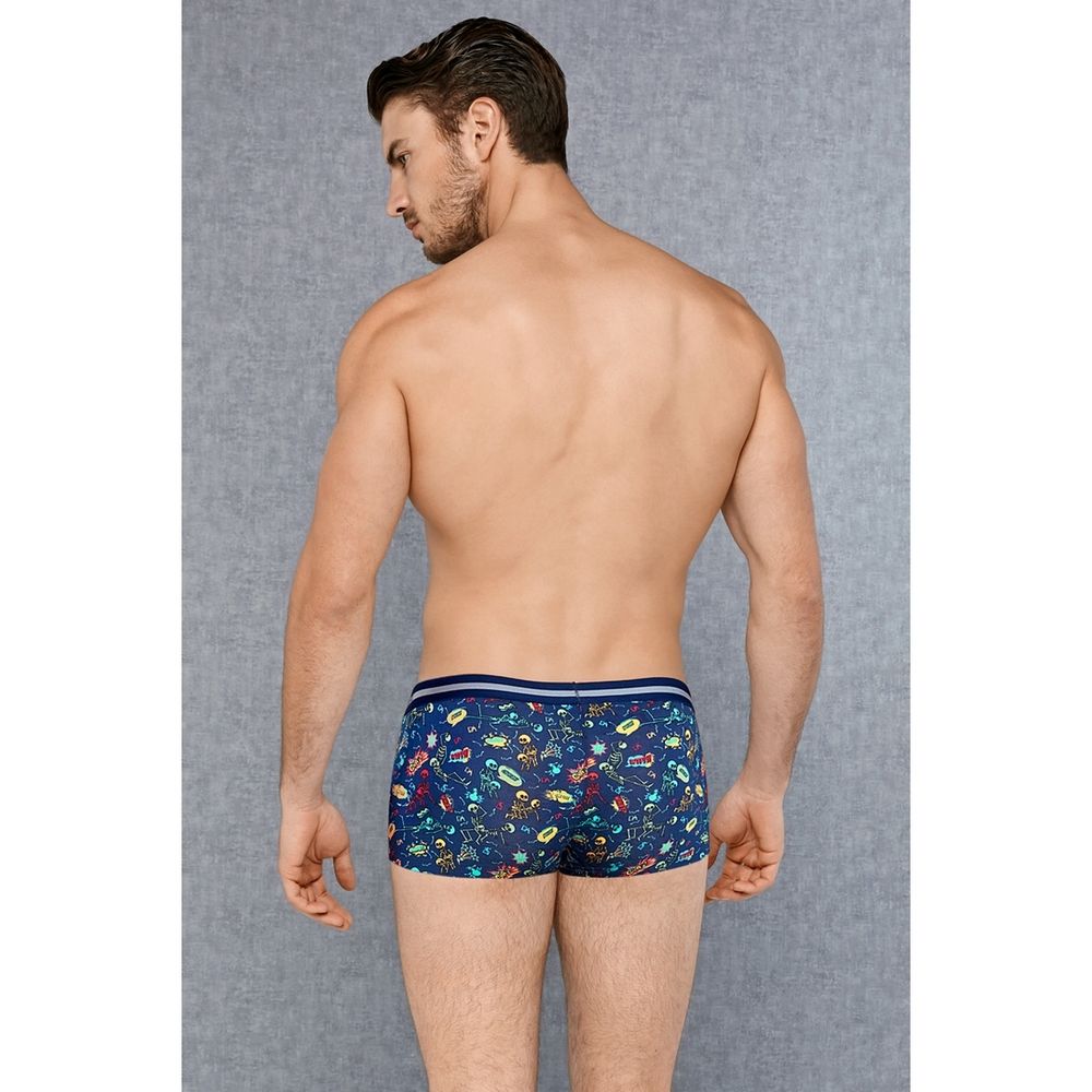 Мужские трусы хипсы синие с принтом Doreanse 1759