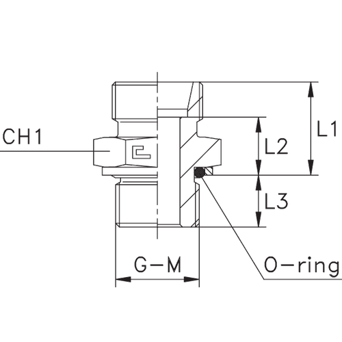 Штуцер FH DL12 16х1.5 (корпус)
