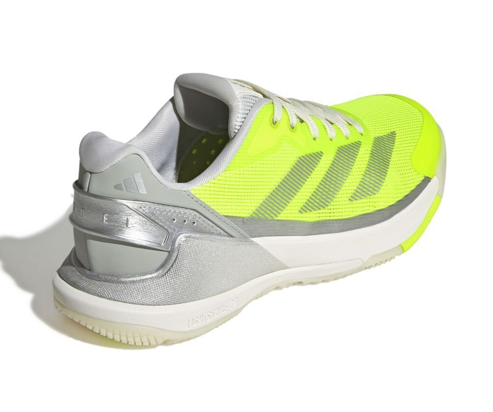 Женские кросовки для Padel Adidas Crazyquick Lightstrike Padel W - lucid lemon/silver metallic/wonder silver