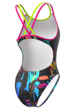 Купальник юниорский спортивный Crossback Junior E2/Black, Multi