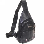 Сумка мужская «Рower Сity», цвет черный, два отделения и карман, 29*17*5,5см