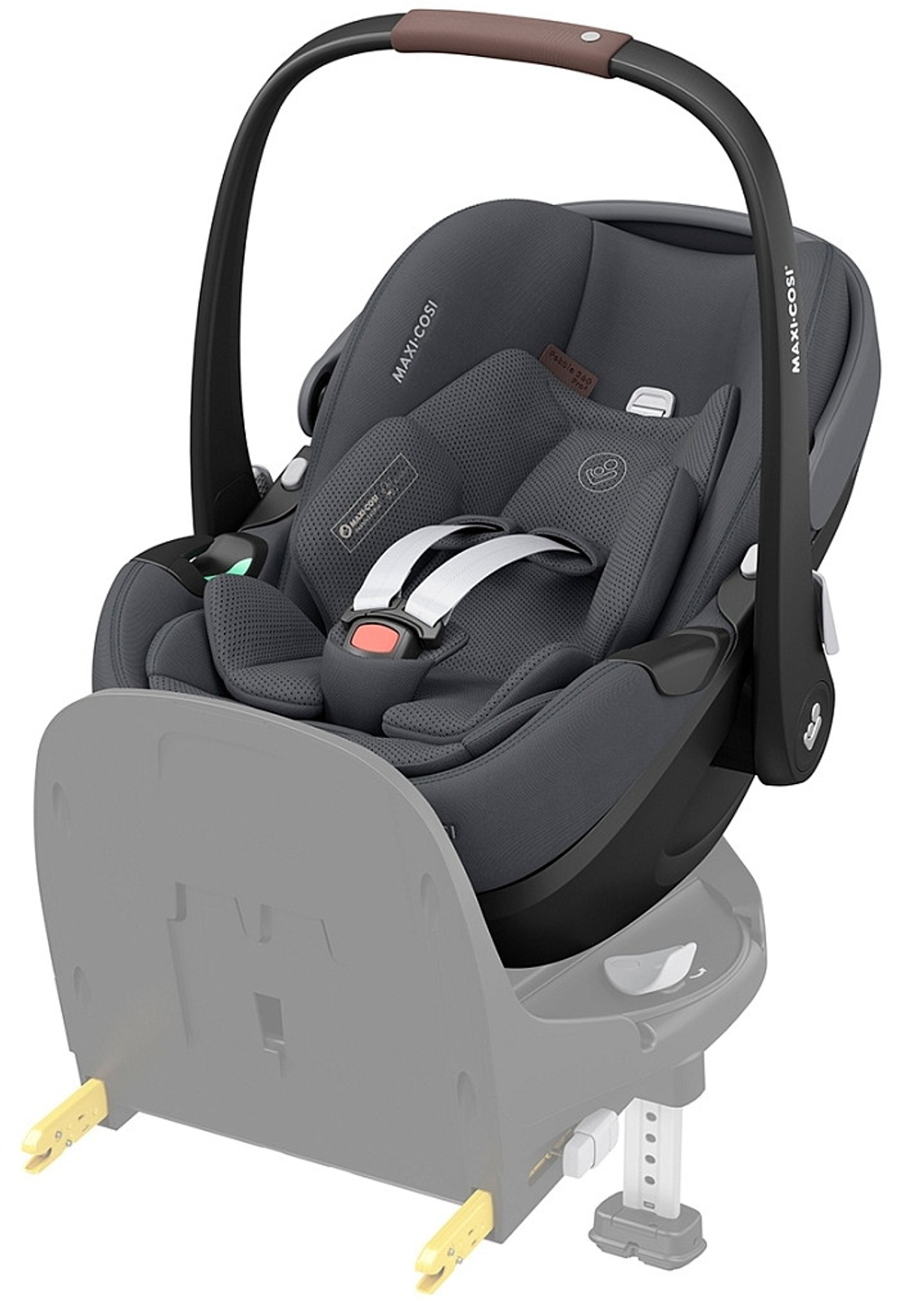 Коляска детская Maxi-Cosi Oxford Plus 3 в 1 с автокреслом Pebble 360 Pro Twillic Graphite 1978470110 Twillic Truffle/Трюфель