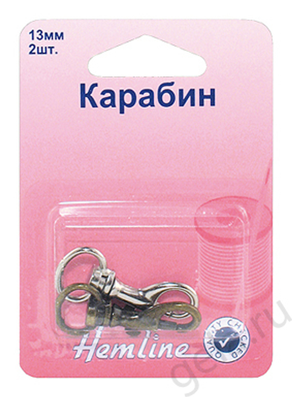Карабины металлические, 2 шт (10216170/180221/0043201/1_Китай)