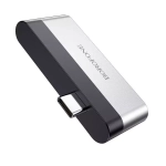 OTG переходник Type-C/USB (AM) Borofone DH1 3USB 3.0 black
