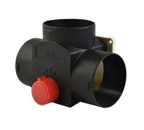 75 мм + шторка люкс / Тройник для автономного отопителя 75мм со шторкой Т-образный