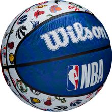 Мяч баск. WILSON NBA All Team, WTB1301XBNBA, р.7, резина, сине-белый