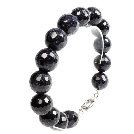 Браслет "Раут 14" авантюрин синий