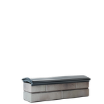 Парапет полимеркомпозитный Monblan 130мм (0,5 кирпич) серый