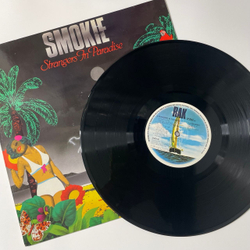 Винтажная виниловая пластинка LP Smokie Смоуки Strangers In Paradise (Нидерланды 1982)