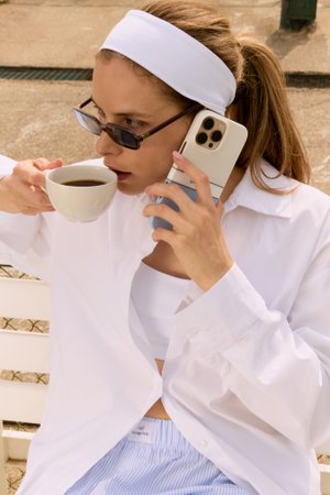 Чехол SPORTY & STYLISH (синий) для iPhone