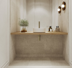 Бутылочный сифон для умывальника, матовое золото, Optima Home, IDDIS, OPTMG00i84