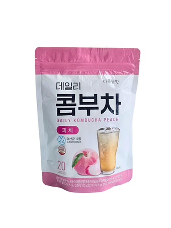 Комбуча корейская набор 20 шт Персик Danongwon Daily Kombucha Peach, Корея