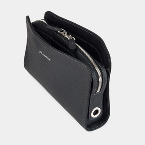 Сумка Emilie из кожи теленка, черного цвета