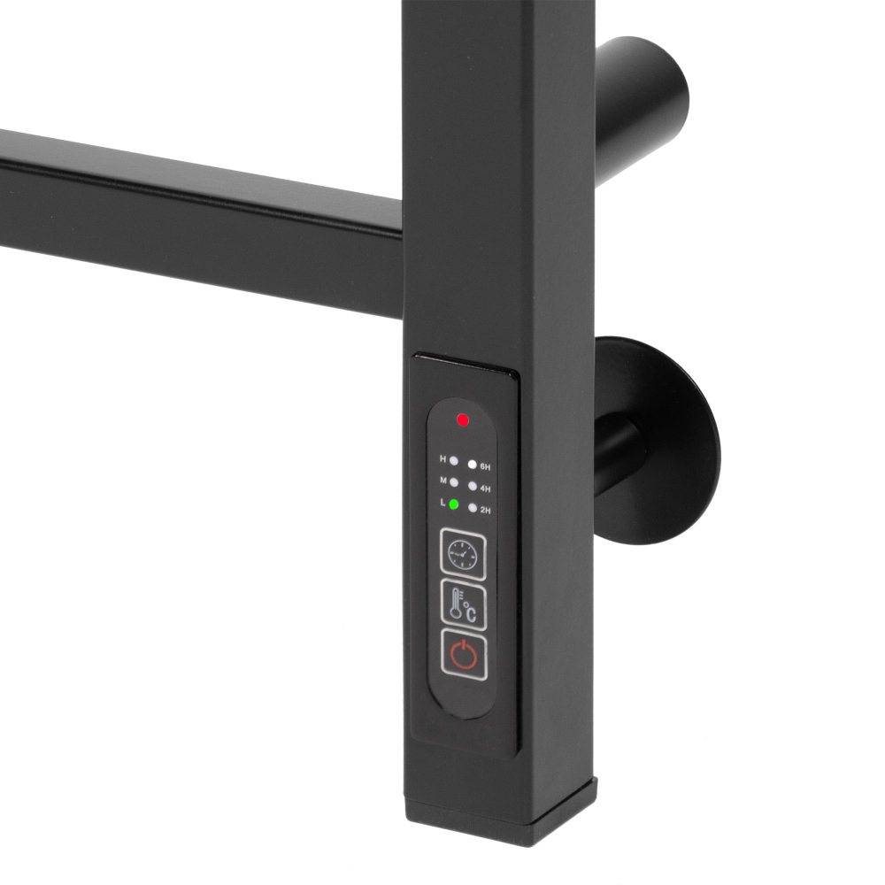 Полотенцесушитель Royal Thermo Axel П6 500х800 электро (встроен. диммер) черный