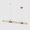 Подвесной светодиодный светильник Crystal Lux Lineup SP24W Led Brass