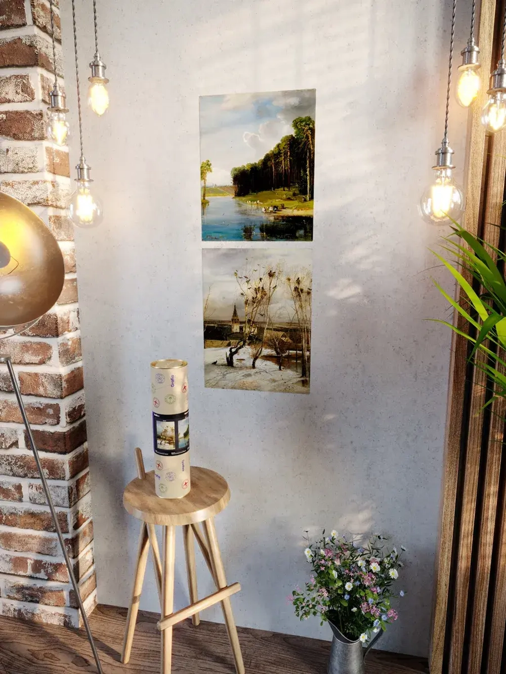 Картины-наклейки на стену для декора интерьерные №515