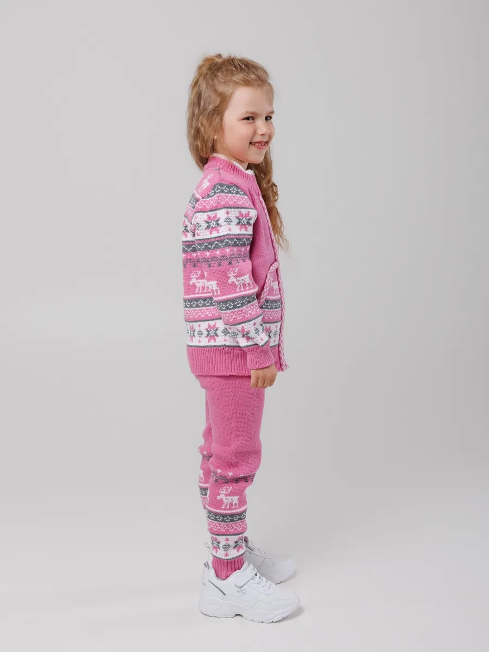 Кофта вязаная на молнии