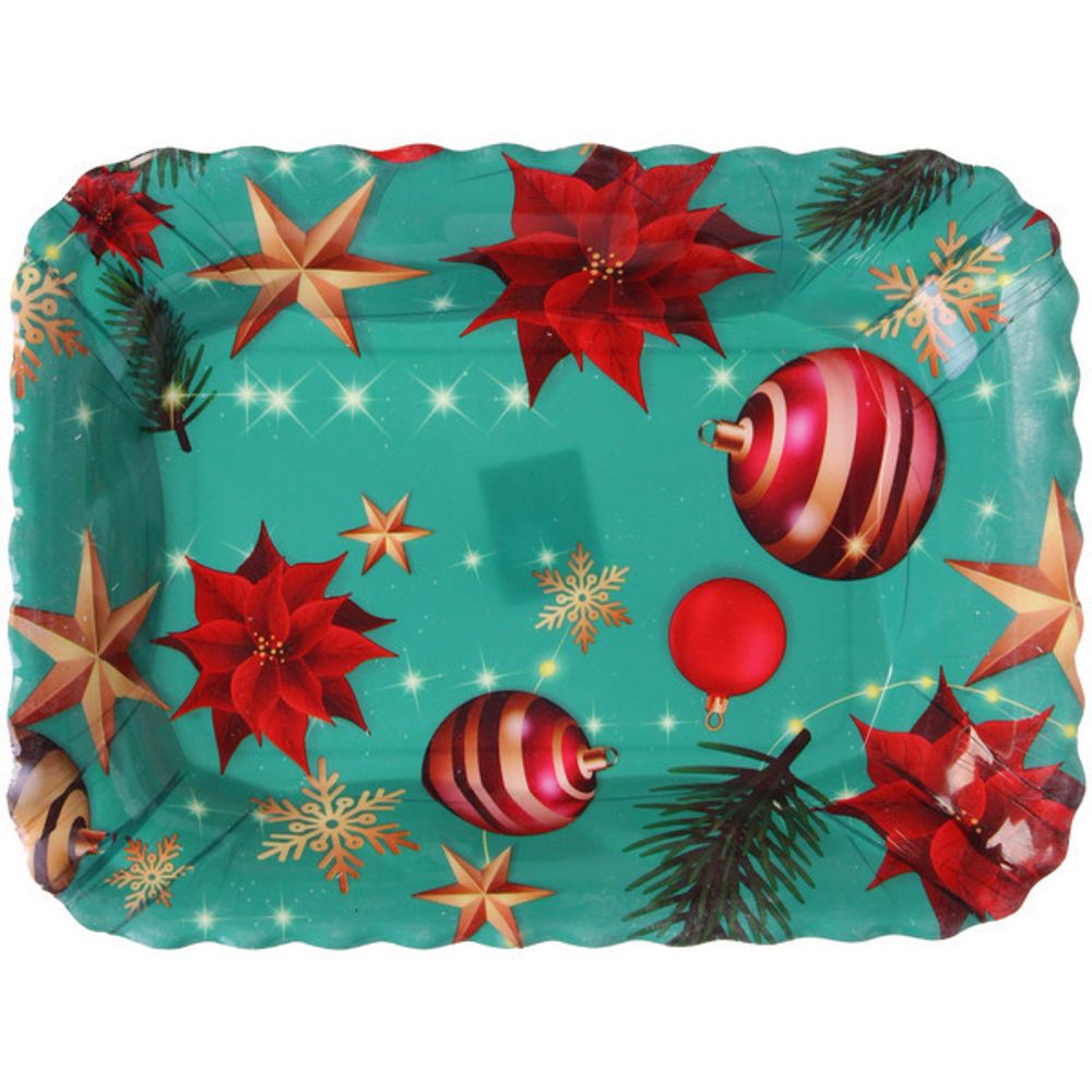 Поднос пластиковый «Вечерний вальс» 28,8*21,5*4см