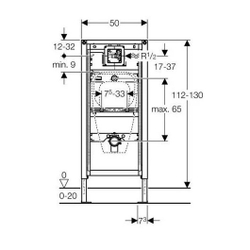 Инсталляция для писсуара GEBERIT Duofiх 111.616.00.1