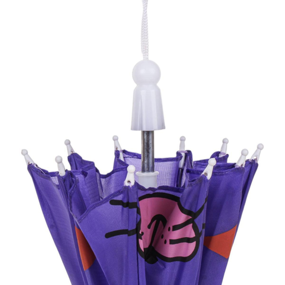 Зонт детский, розовый, 18см, 6-5