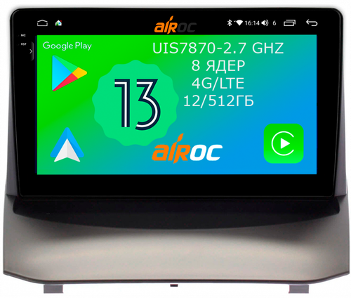 Магнитола для Ford Fiesta 2008-2018 - Airoc 2K AU-1704 на Android 13, Быстрейшая, SIM-слот