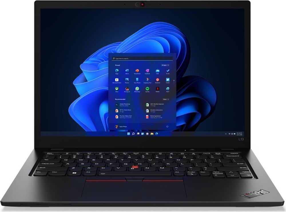 Ноутбук Lenovo ThinkPad L13 Gen 3, 13.3&amp;quot; (1920x1200) IPS/AMD Ryzen 5 5675U/8ГБ DDR4/256ГБ SSD/Radeon Graphics/Windows 11 Pro, черный [21BAS16N00]