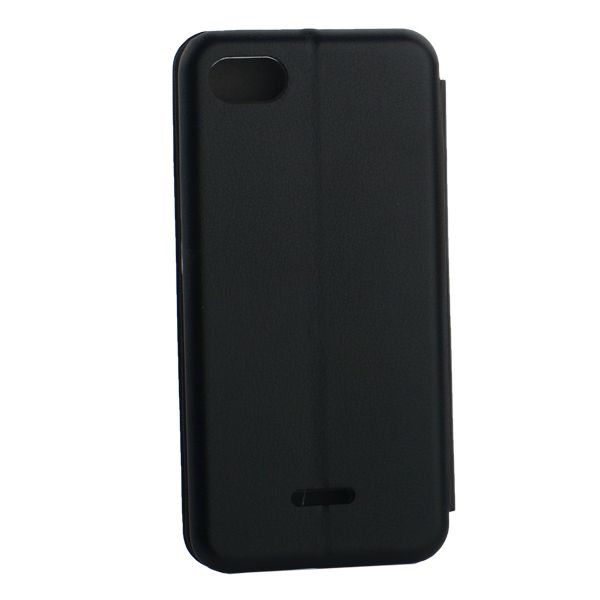 Чехол-книжка кожаный Innovation Case для Xiaomi Redmi 6A (5.45") Черный