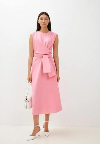 Платье с двойным запахом Butterfly, цвет розовый