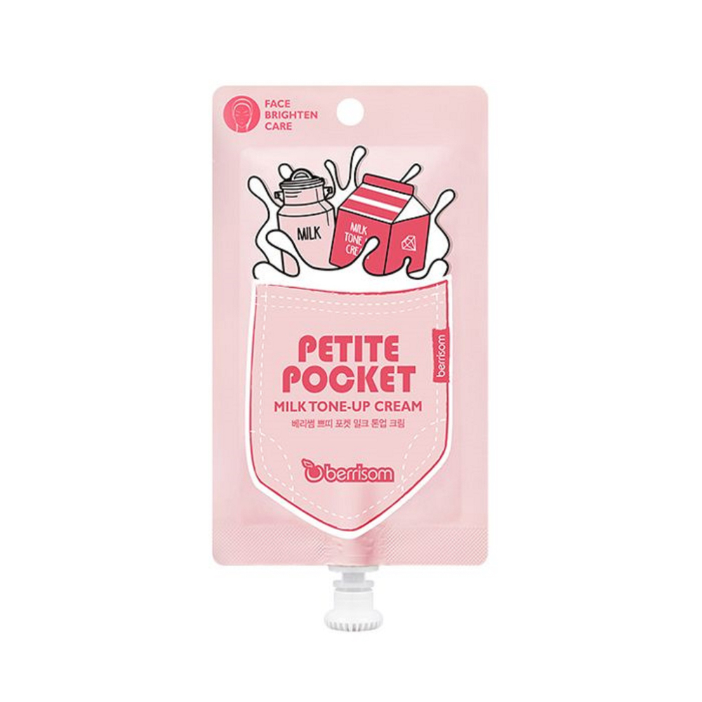 Berrisom Petite Pocket Milk Tone Up Cream крем для лица для выравнивания тона кожи