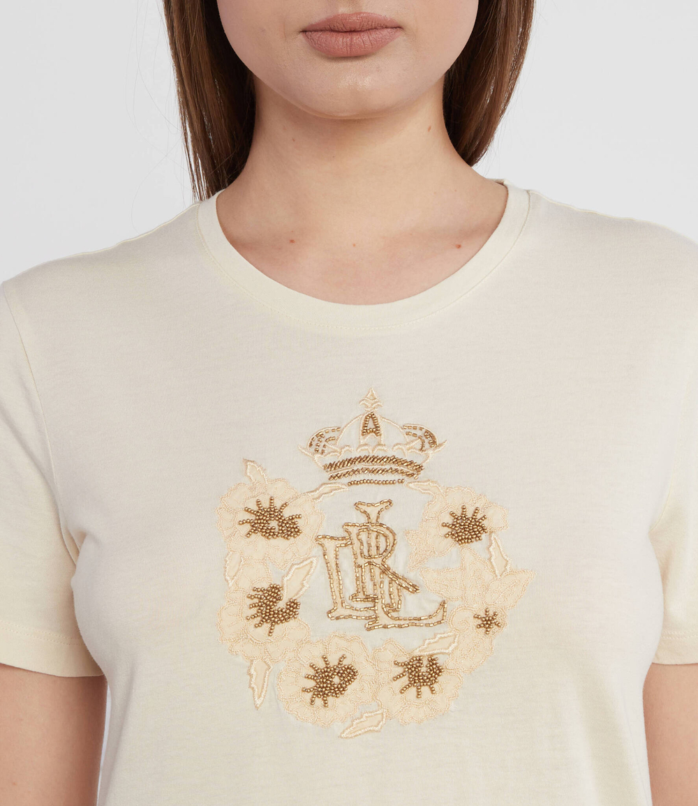 Футболка LAUREN RALPH LAUREN - бежевый(200909051)