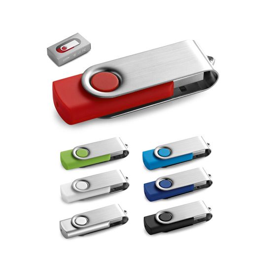 CLAUDIUS 16GB. USB-накопитель 16 Гб с металлическим зажимом